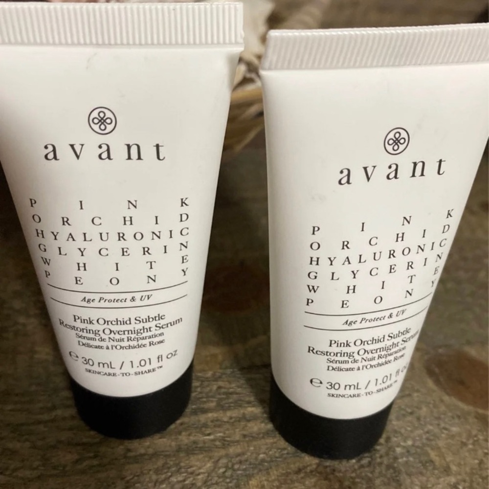 AVANT SKINCARE Pink Orchid Subtle Restoring Overnight Serum 2pk what a deal!!!